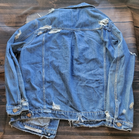 Distressed Jean Jacket - Picture 6 of 6